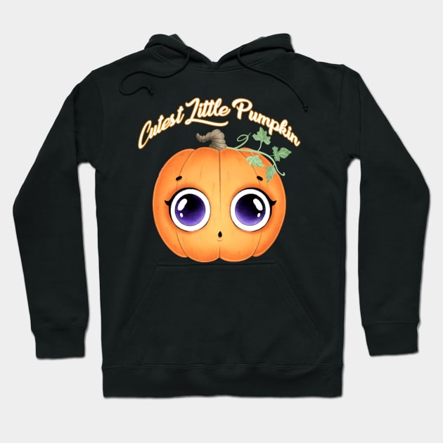 Cutest Little Pumpkin Hoodie by WalkingMombieDesign